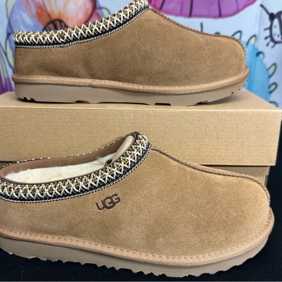 UGG Tan Tazmin II Youth Slippers 6Y 7W - Picture 3 of 5